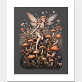 Mushroom Fairy Posters and Art